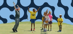 Kids at First Tee summer camp